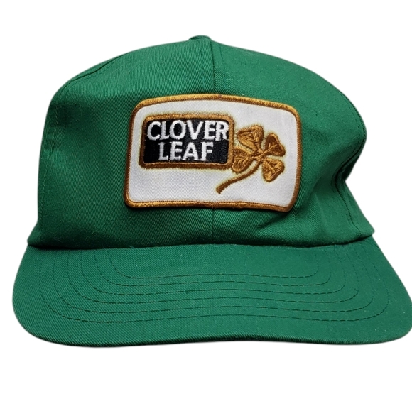 Clover Leaf Patch on Green Cap Snapback Hat Novelty Unisex - Picture 11 of 11
